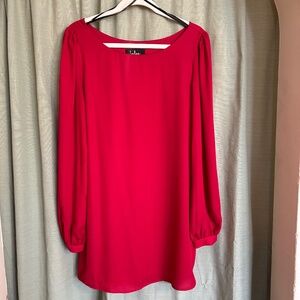 Lulus red shift dress